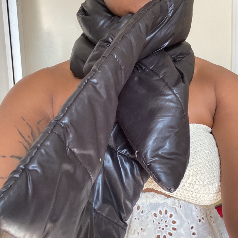 CHEAP MONDAY Black Puffer Scarf - Never Worn!